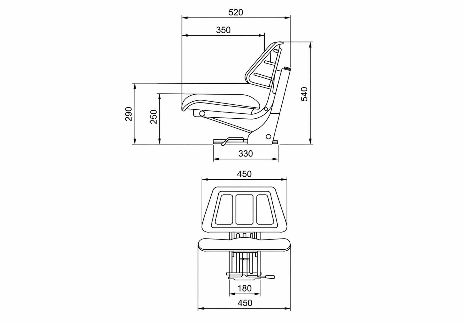 Massey Ferguson- Ford- Fiat Various Model- Tractor Seat - Image 3