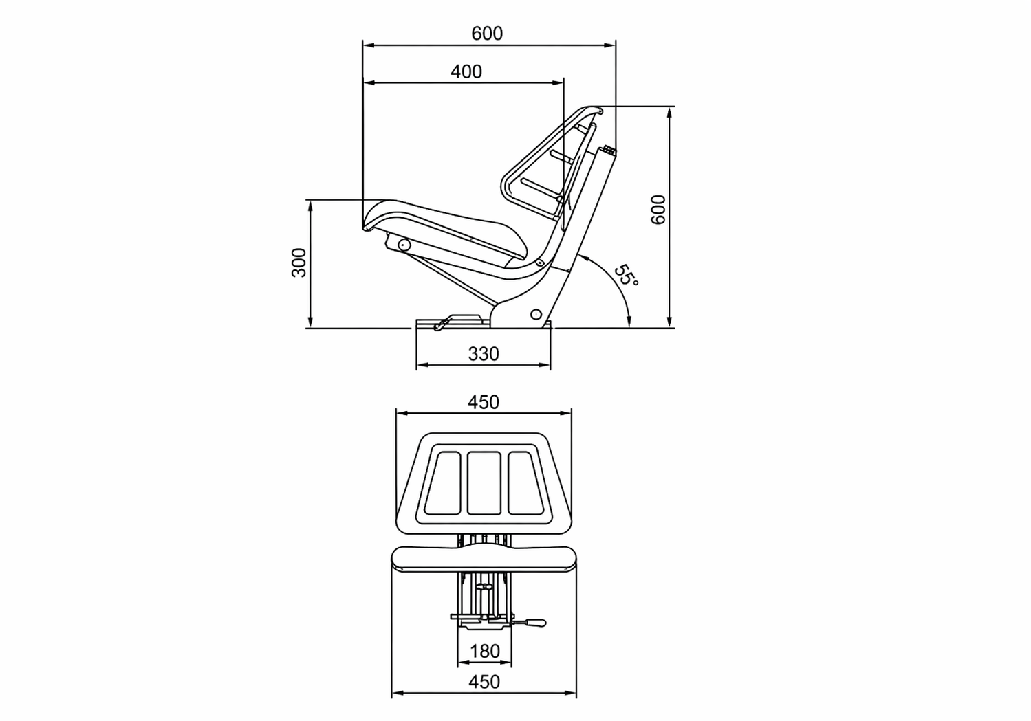 John Deere- Steyr Various Model- Tractor Seat - Image 3