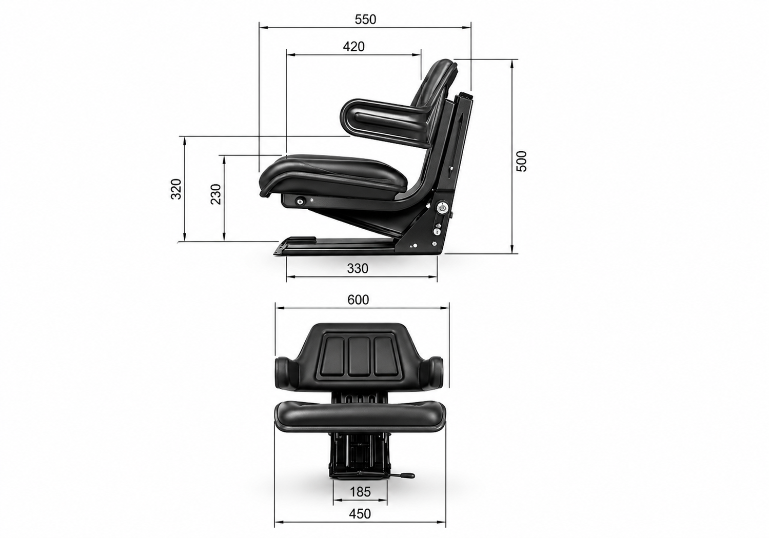 Massey Ferguson- Ford- Fiat Various Model- Tractor Seat - Image 3