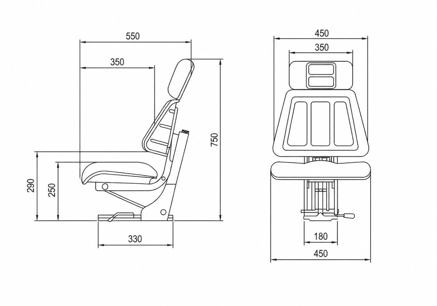 Massey Ferguson- Ford- Fiat Various Model- Tractor Seat - Image 3
