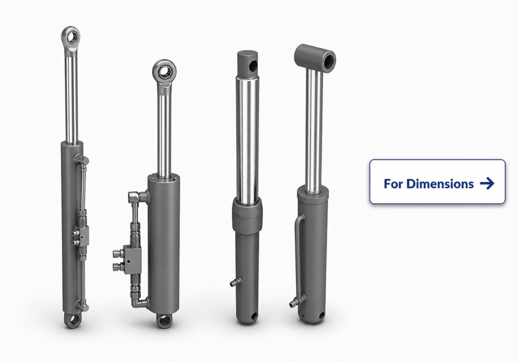 Double Side Goble Hydraulic Cylinder